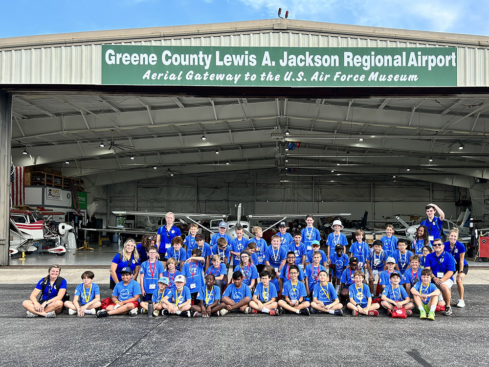 2023 Air Camp elementary schools students